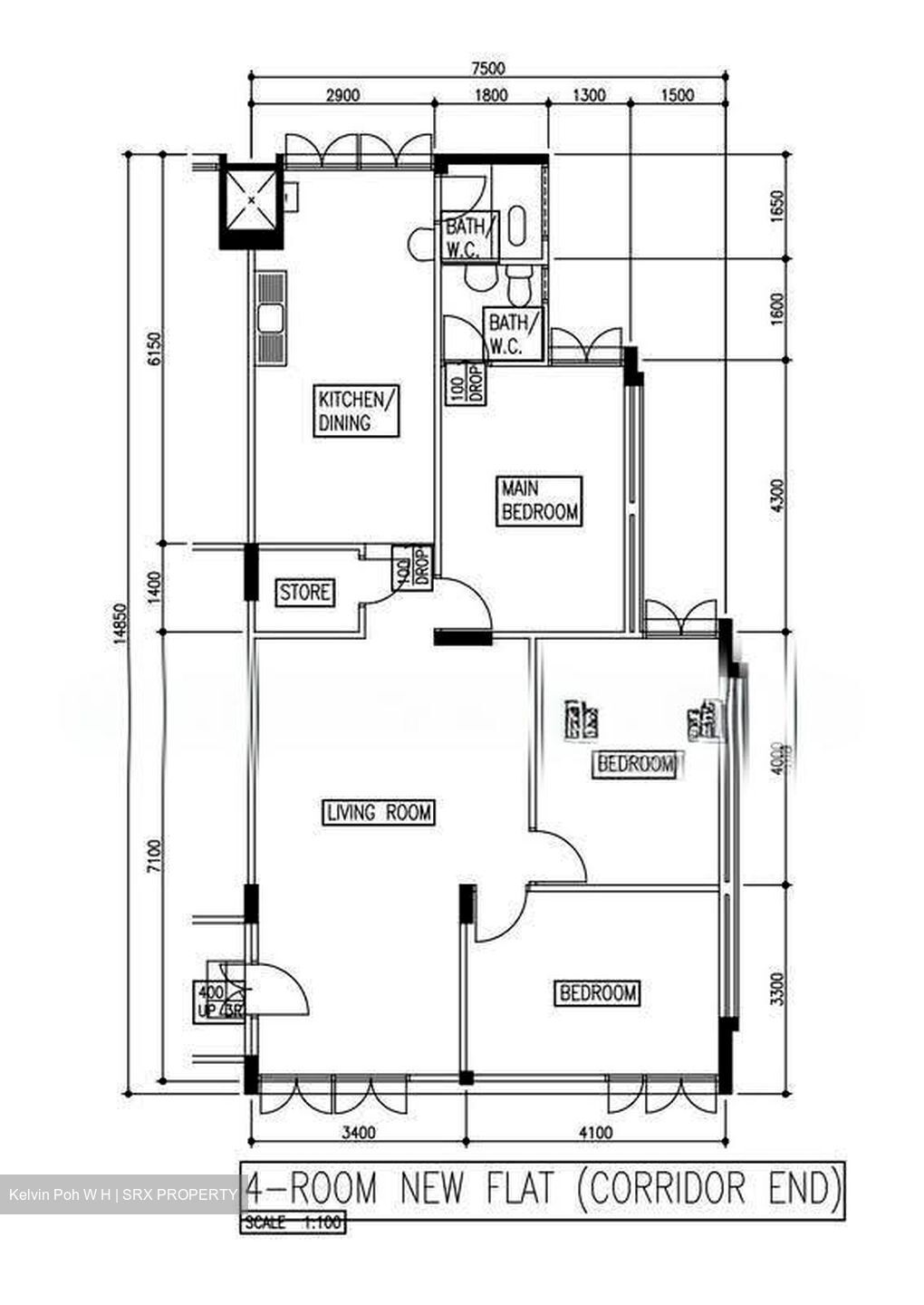 Blk 135 Bukit Batok West Avenue 6 (Bukit Batok), HDB 4 Rooms #613941301